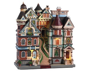 Houses On A Hill | Lemax Christmas Villages